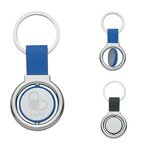 Circular Metal Spinner Key Tag -  