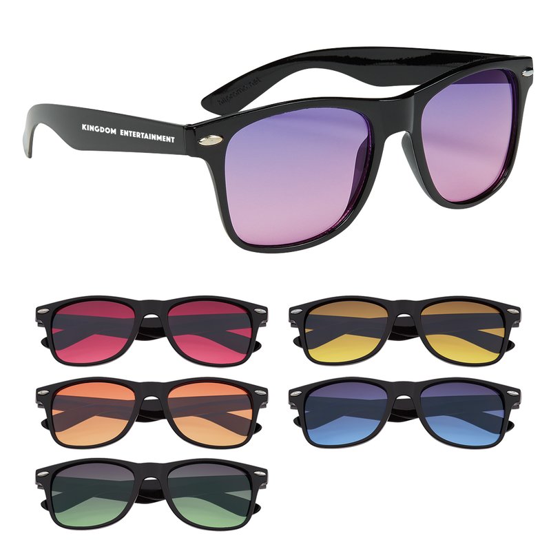Main Product Image for Imprinted Black Gradient Sunglasses