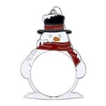 Classic Snowman Holiday Ornament - Nickel