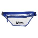 Clear Choice Fanny Pack - Clear With Royal