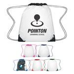 Buy Imprinted Clear Drawstring Backpack