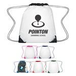 Buy Imprinted Clear Drawstring Backpack