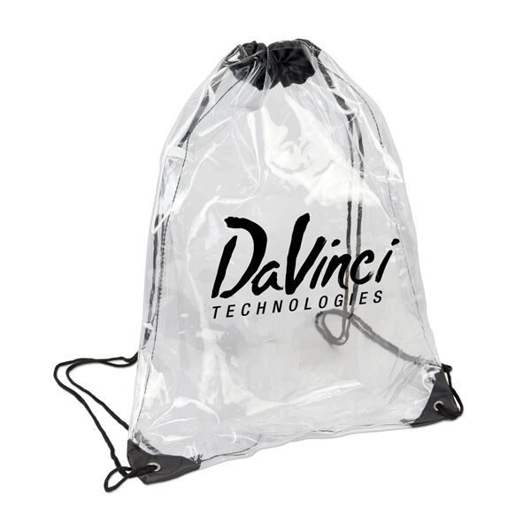 Main Product Image for Clear Drawstring Bag