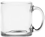 Clear Glass Coffee Mug - Clear