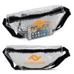 Clear Hip/Fanny Pack - Black