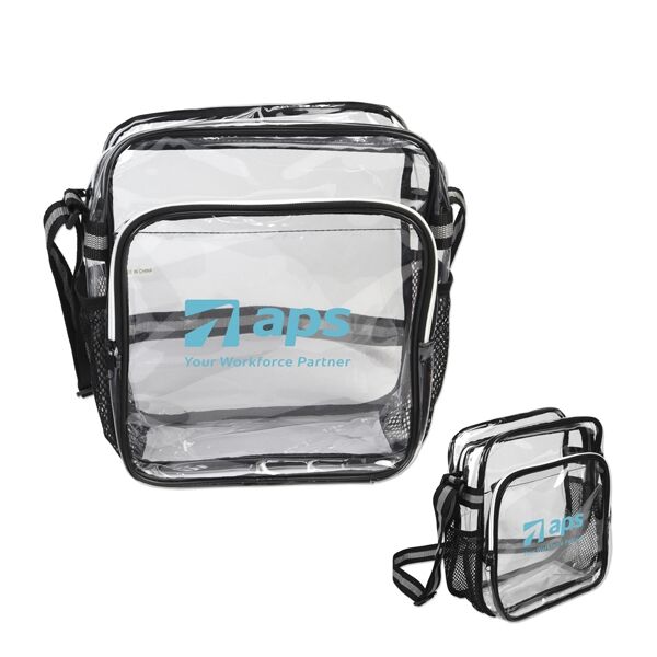 Main Product Image for Clear Messenger Bag