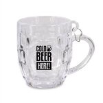 Clear Beer Mug Medallion