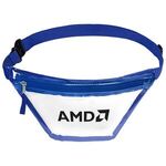 Clear PVC Fanny Pack - Standard - Blue