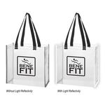 Clear Reflective Tote Bag -  