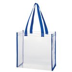 Clear Tote Bag - Royal Blue