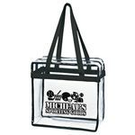 Buy Clear Tote Bag With Zipper