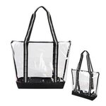 Clear Tote with Zipper