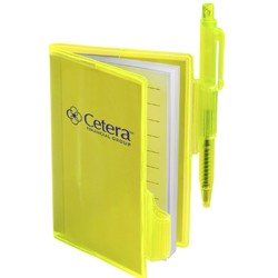 Main Product Image for Imprinted Clear-View Jotter With Pen