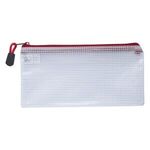 Clear Zippered Pencil Pouch -  