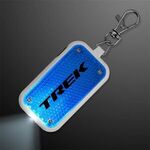 Clip-on Light Safety Blinkers Keychain - Blue-white