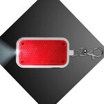 Clip-on Light Safety Blinkers Keychain - Red - Red-white
