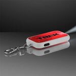 Clip-on Light Safety Blinkers Keychain - Red-white