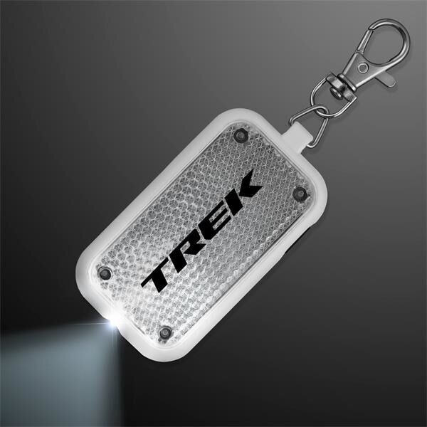 Main Product Image for Clip-on Light Safety Blinkers Keychain - White