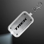 Clip-on Light Safety Blinkers Keychain - White -  