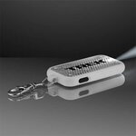 Clip-on Light Safety Blinkers Keychain - White -  