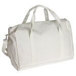 Clipper RPET Canvas Duffel - Medium White