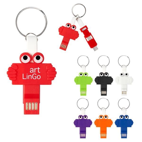 Main Product Image for Clipster Buddy 3-In-1 Charging Cable Key Ring