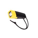 COB Flashlight With Strap - Yellow
