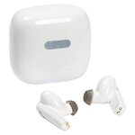 Coda TWS Earbuds w/ UV-C Case & Antimicrobial Additive - White