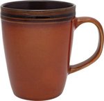 Coffee Mug Antigua Collection -  Deep Etched 14 oz - Russet