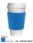 Coffee Wrap (TM) - Neon Blue