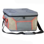 Coleman (R) 45-Can Sport Collapsible Soft Cooler - Khaki-gray-red