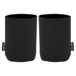 Collapsible Neoprene Koozie (R) Can Kooler - Black