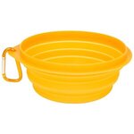 Collapsible Pet Bowl with 2" Carabiner -  