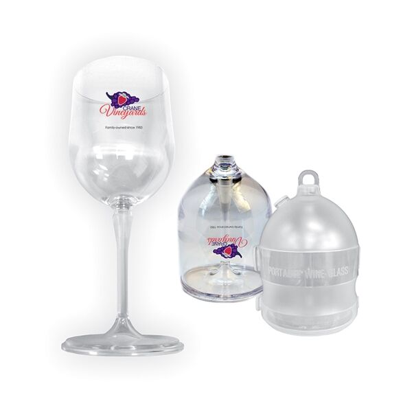 Main Product Image for 11.50 oz. Deluxe Portable Collapsible Wine Glass
