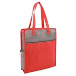 Color Basics Heathered Non-Woven Tote Bag -  