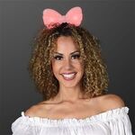 Color Change Light Up Bow Headband -  