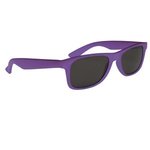 Color Changing Malibu Sunglasses - Frosted to Purple