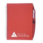Color-Pro Spiral Unlined Notebook with Pen -  