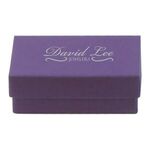 Color Tinted Kraft Jewelry Boxes - Deep Purple