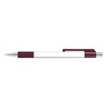 Colorama Grip Pen (Digital Full Color Wrap) - Burgundy-white