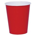 Colored Paper Cups 9 oz. - Classic Red