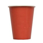 Colored Paper Cups 9 oz. - Coral Orange