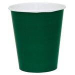 Colored Paper Cups 9 oz. - Hunter Green