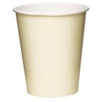 Colored Paper Cups 9 oz. - Ivory White