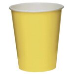 Colored Paper Cups 9 oz. - Mimosa Yellow