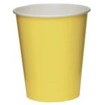 Colored Paper Cups 9 oz. - Mimosa Yellow