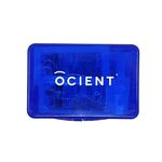 Compact On The Go First Aid Kit - Translucent Blue