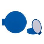 Compact Round Mirror - Translucent Blue