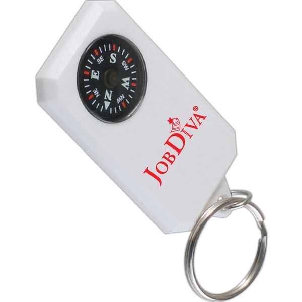 Main Product Image for Promotional Compass Keyring