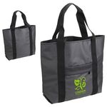 Compass Tote - Gunmetal/black